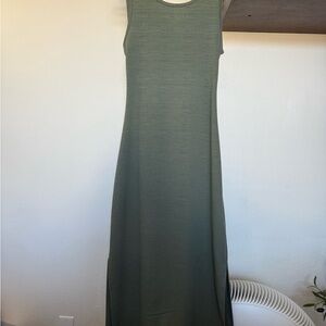 Roxy Olive Green Sleeveless Maxi Dress